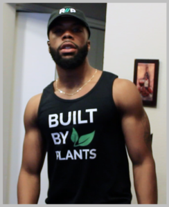 Najee Kelley wearing Built By Plants Tank Top